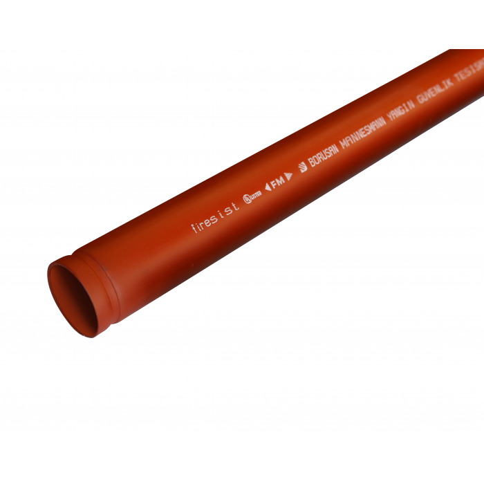 3" YANGIN BORUSU - BORUSAN FIRESIST - YİVLİ